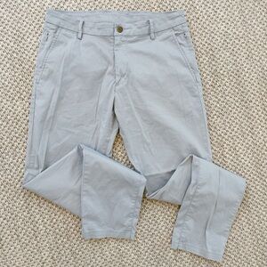Birddogs Straight Leg Chino Pants Casual Zip Pocket Gray Men's 32x32 gray